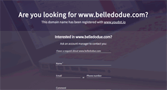 Desktop Screenshot of belledodue.com